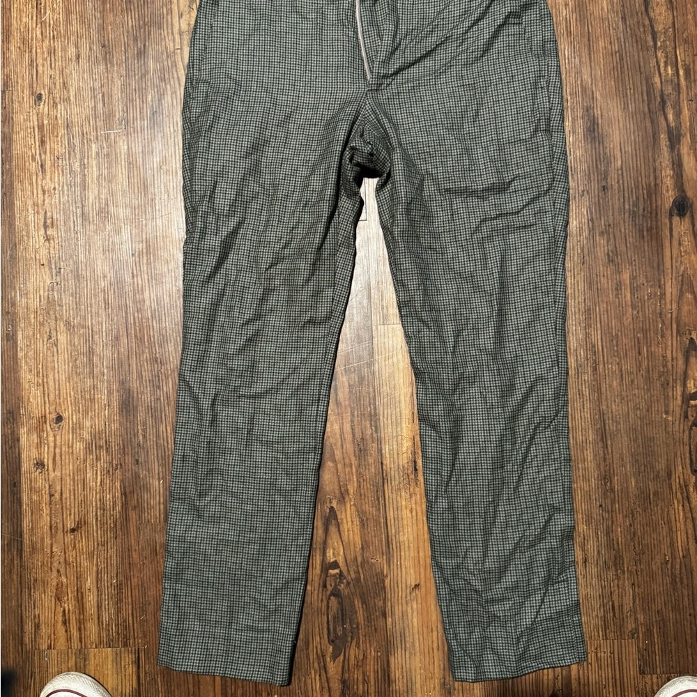 J. Crew Womens Black and Gray Patterned Dress Pants